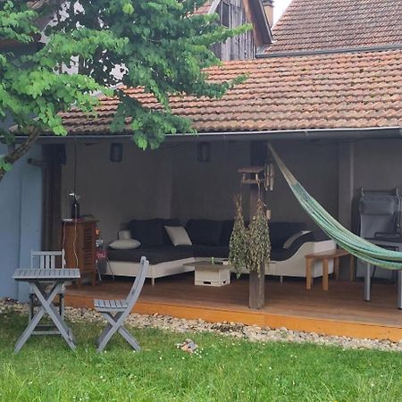 La Maisonnette Bleue, Eco-Logis Equipe De Toilettes Seches Rosheim Exterior photo